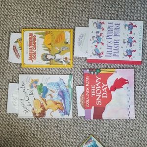 4 Brand New Hardcover Childrens Books w/ Cassettes